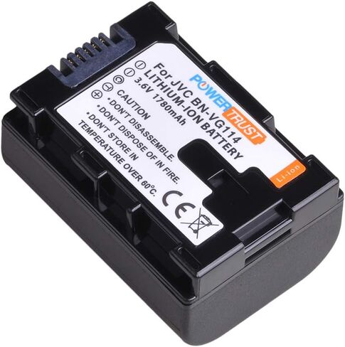 PowerTrust BN-VG114 BN VG114 Replacement Camcorder Battery for JVC BN-VG107 BN-VG107U BN-VG107US BN-VG114U BN-VG114US BN-VG121 Battery JVC Everio Cameras in Saudi Arabia