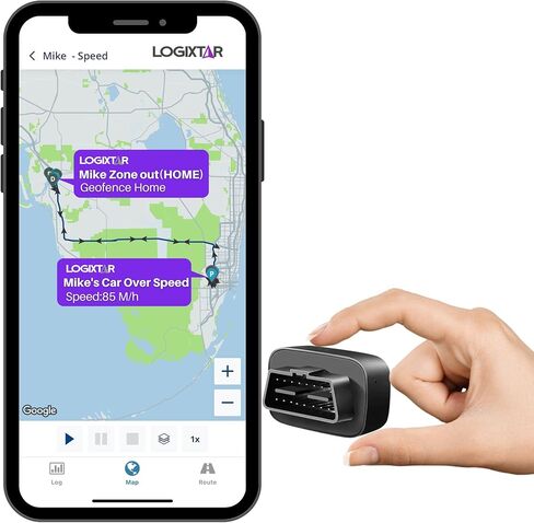 سيارة Logixtar Mini Obd GPS Tracker مع كابل تمديد الطاقة، نظام تحديد المواقع العالمي 4G LTE في الوقت الحقيقي، بدءًا من 5.99 دولارًا شهريًا، احصل على تنبيهات، تشغيل التاريخ، إلغاء، تجديد الاشتراك في أي وقت. in Kuwait