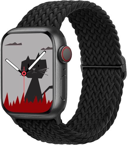 يابير سوار ساعة رياضي مضفر قابل للتمدد متوافق مع ساعة ابل 38 ملم 40 ملم 41 ملم 42 ملم 44 ملم 45 ملم 49 ملم للنساء والرجال، اساور معصم رياضية مرنة قابلة للتعديل لسلسلة اي ووتش 8 7 6 5 4 3 2 1 الترا in Kuwait