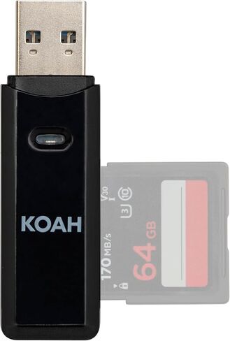 Kingston Canvas React Plus 128GB U3 V90 SDXC UHS-II SD Card (2-Pack) Bundle with 2-In-1 USB 3.0 Memory Card Reader (3 Items) in Saudi Arabia