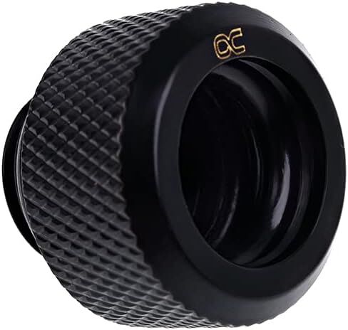 Alphacool 17262 Eiszapfen 13mm تركيبات ضغط الأنبوب الصلب G1/4 - مخرش - تركيبات تبريد المياه باللون الأسود العميق in Kuwait