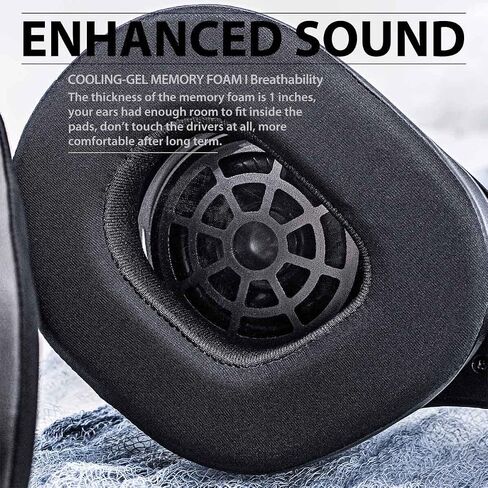 Stealth 700 Gen 2 Cooling Gel Earpads - Compatible with Stealth 700 Gen 2 Headset I Replacement Ear Cushion Cup with Microphone Foam and Installation Tool (Breathable Mesh) in Kuwait