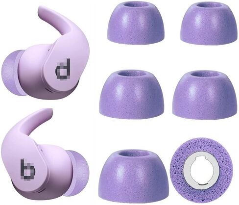 طرف أذن من إسفنج الذاكرة من BLLQ متوافق مع طرف أذن من إسفنج Beats Fit Pro، مقاس S/M/L، 3 أزواج باللون الأسود (طرف إسفنجي مناسب Pro باللون الأسود) in Kuwait