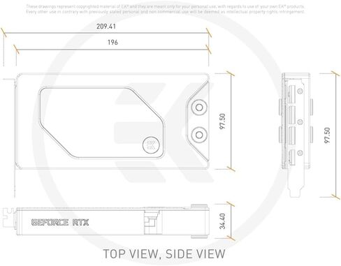 وحدة معالجة الرسومات الجرافيكية اي كيه كوانتوم فيكتور اف اي RTX 3070 Ti D-RGB من اي كيه دبليو بي، اصدار خاص، اسود in Kuwait