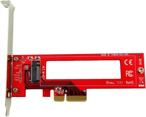 محول مضيف PEXM3-152 PCIe x4 لـ NGSFF NF1 M.3 NVMe 110mm SSD - بطاقة PCI Express 4-Lane - محول NF1 NGSFF PCIe in Kuwait