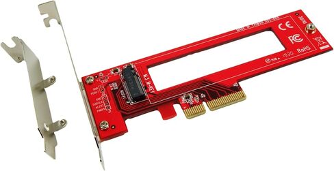 محول مضيف PEXM3-152 PCIe x4 لـ NGSFF NF1 M.3 NVMe 110mm SSD - بطاقة PCI Express 4-Lane - محول NF1 NGSFF PCIe in Kuwait