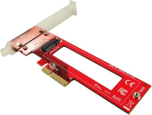 محول مضيف PEXM3-152 PCIe x4 لـ NGSFF NF1 M.3 NVMe 110mm SSD - بطاقة PCI Express 4-Lane - محول NF1 NGSFF PCIe in Kuwait