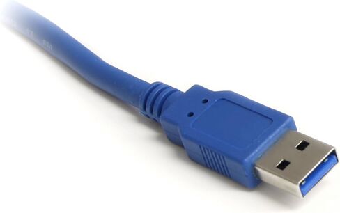 ستارتيك. كيبل وصلة USB 2.0 بطول 5 قدم من كوم - ذكر الى انثى - سلك وصلة USB A الى A بطول 5 اقدام للابتوب والكمبيوتر المكتبي والتابلت وكاميرا الويب والمزيد (USBEXTAA5DSK)، اسود in Kuwait