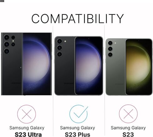 Inskin Screen Protector for Samsung Galaxy S23 Plus 5G (6.6 inch, 2023) - Ultimate 3+3 Tempered Glass Set with Camera Lens Guard and Auto Alignment Tray - Ultra HD, Case Compatible in Saudi Arabia