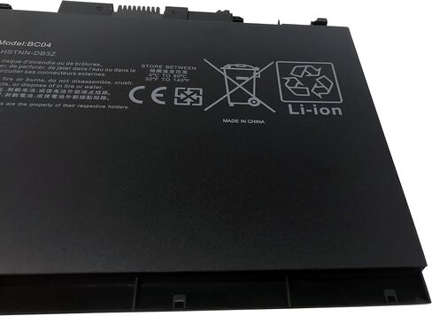 GHU New Battery BT04XL for HP EliteBook Folio 9740 9740m Ultrabook Series Fit for 687945-001 687517-171 696621-001 BA06 HSTNN-IB3Z BT04 BA06XL H4Q47AA H4Q48AA HSTNN-I10C 52WH 14.8V 4-Cell in Saudi Arabia