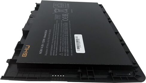 GHU New Battery BT04XL for HP EliteBook Folio 9740 9740m Ultrabook Series Fit for 687945-001 687517-171 696621-001 BA06 HSTNN-IB3Z BT04 BA06XL H4Q47AA H4Q48AA HSTNN-I10C 52WH 14.8V 4-Cell in Saudi Arabia