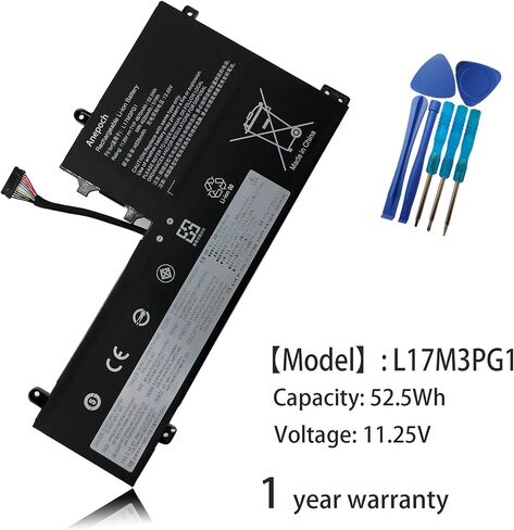 بطارية كمبيوتر محمول Anepoch L17M3PG1 متوافقة مع Lenovo Legion Y530-15ICH Y545-PG0 Y540-17IRH Y540-15IRH Y7000P Y7000 Y7000-2019-PG L17C3PG1 L17L3PG1 L17M3PG2 L17C3PG2 11.34V 52.5Wh 4630 مللي أمبير in Kuwait