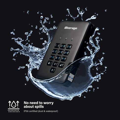 iStorage diskAshur PRO2 Secure encrypted SSD C-X Range (1TB) in Saudi Arabia