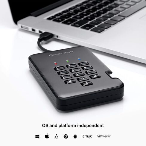 iStorage diskAshur PRO2 Secure encrypted SSD C-X Range (1TB) in Saudi Arabia