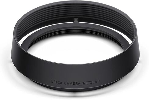 Leica Aluminum Lens Hood for Q Series Digital Camera, Black Anodized Finish in Saudi Arabia