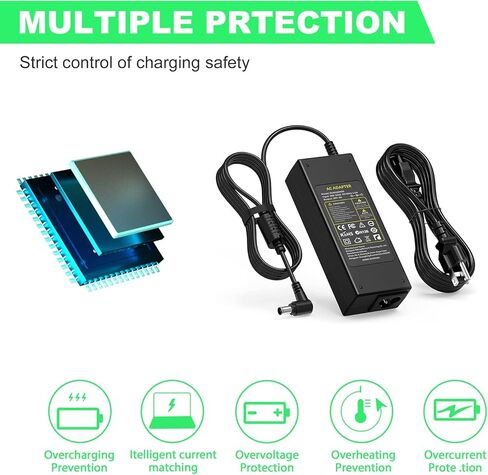 شاحن تلفزيون بسلك طاقة 19 فولت لسامسونج 32 بوصة فئة UN32J400 UN32J5003AF UN32J4000AF UN32J400DAF UN32J400DAFXZA J5003 J5205 وال جي الكترونيكس 19 انش 20 انش 22 انش 58.4 محول تيار متردد لشاشة تلفزيون HD in Kuwait