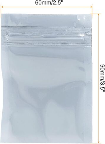 Rebower Anti Static Bags ESD Shielding Bags Resealable, [for Electronic Device GPU Hard Drive SSD HDD Motherboard] - 2.5x3.5inch/25pcs in Saudi Arabia