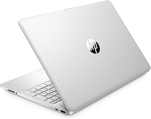 HP 15.6 بوصة FHD لا تعمل باللمس، 512 جيجابايت SSD، 2.1 جيجا هرتز Ryzen 5 5500U 6 Core (8 جيجابايت RAM، قارئ بطاقة SD، AMD Radeon Graphics، Windows 11 Home S) فضي، 15-ef2040tg (متجدد) in Saudi Arabia