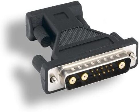 KENTEK 13W3 DB 13W3 13 Pin Male to HD15 HDD15 15 Pin Female, Male to Female M/F Molded Sun Micro to VGA Monitor Adapter Changer Coupler in Saudi Arabia
