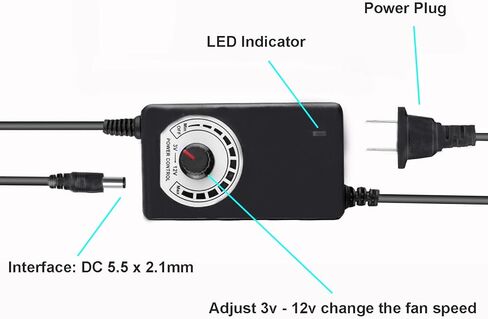 مروحة 9733 97 ملم × 33 ملم تيار متردد 110 فولت 220 فولت مروحة تبريد توربو تعمل بالطاقة مروحة تبريد مزدوجة محمل كروي بدون فرش مع وحدة تحكم في السرعة 3 فولت الى 12 فولت لمشاريع عادم التهوية والتبريد in Kuwait