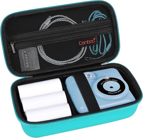 Canboc Carrying Case Compatible with Garmin Xero C1 Pro Compact Chronograph, Mesh Pocket fit Cable, Portable Charger, Power Bank, Black (Case Only) in Kuwait