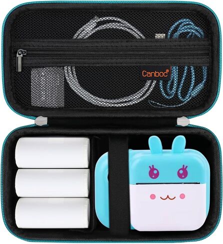 Canboc Carrying Case Compatible with Garmin Xero C1 Pro Compact Chronograph, Mesh Pocket fit Cable, Portable Charger, Power Bank, Black (Case Only) in Kuwait