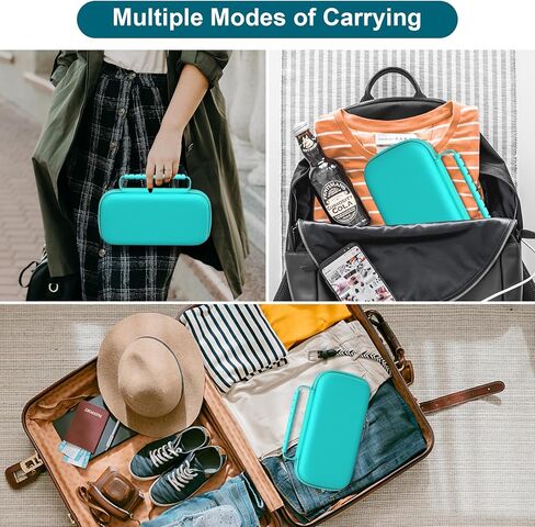 Canboc Carrying Case Compatible with Garmin Xero C1 Pro Compact Chronograph, Mesh Pocket fit Cable, Portable Charger, Power Bank, Black (Case Only) in Kuwait