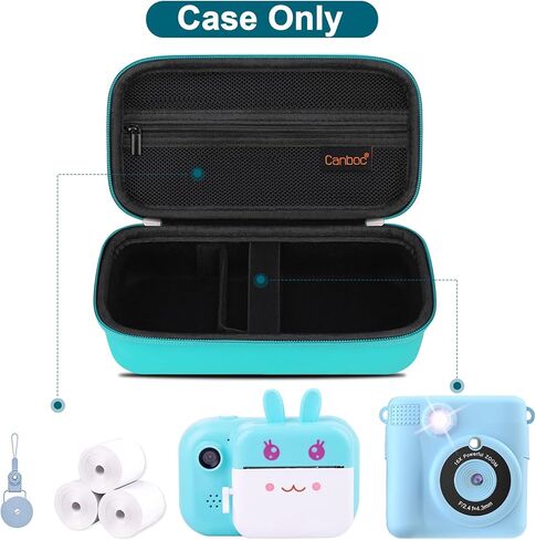 Canboc Carrying Case Compatible with Garmin Xero C1 Pro Compact Chronograph, Mesh Pocket fit Cable, Portable Charger, Power Bank, Black (Case Only) in Kuwait