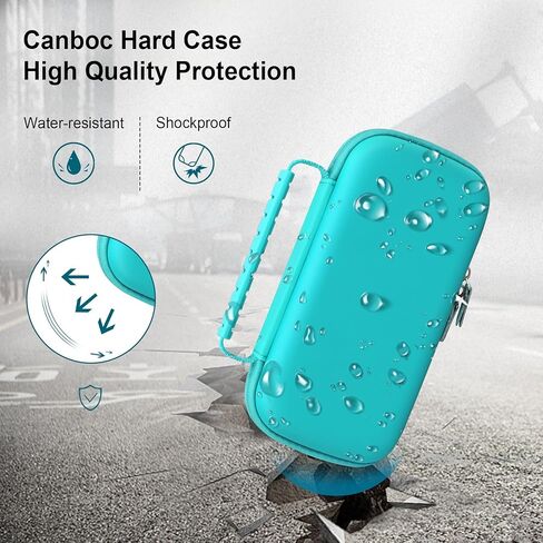 Canboc Carrying Case Compatible with Garmin Xero C1 Pro Compact Chronograph, Mesh Pocket fit Cable, Portable Charger, Power Bank, Black (Case Only) in Kuwait