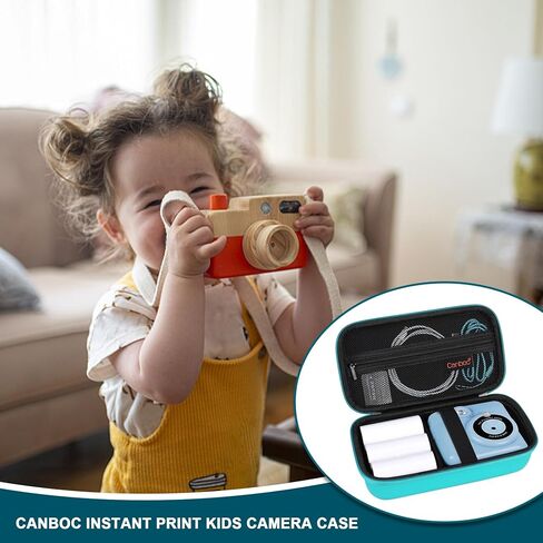 Canboc Carrying Case Compatible with Garmin Xero C1 Pro Compact Chronograph, Mesh Pocket fit Cable, Portable Charger, Power Bank, Black (Case Only) in Kuwait