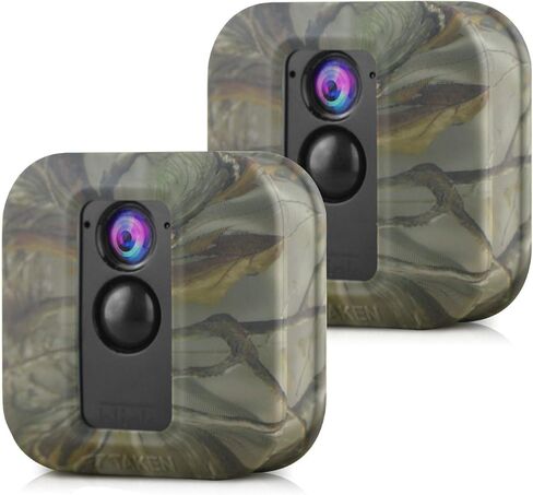 Indoor/Outdoor Silicone Skins Protective Case Cover for Blink XT/XT2 Security Camera, Compatible for Blink XT/XT2 Accessories (2-Pack, Camouflage) in Kuwait