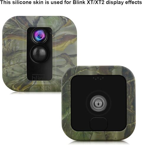 Indoor/Outdoor Silicone Skins Protective Case Cover for Blink XT/XT2 Security Camera, Compatible for Blink XT/XT2 Accessories (2-Pack, Camouflage) in Kuwait