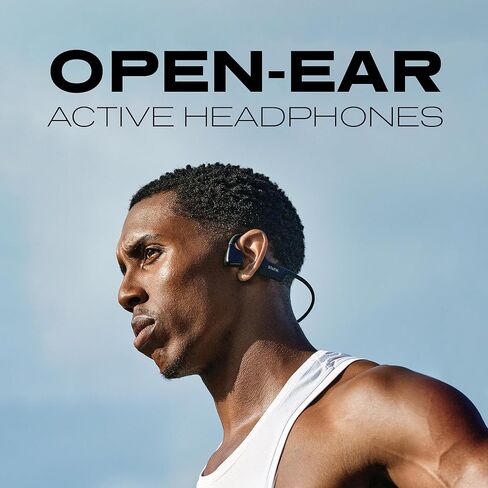 سماعات أذن مفتوحة من ستاتيك أكتيف تعمل بتقنية البلوتوث - سماعات أذن مفتوحة مع ميكروفون مدمج - مقاومة للماء والعرق - سماعات لاسلكية رائعة للجري والتدريبات in Kuwait