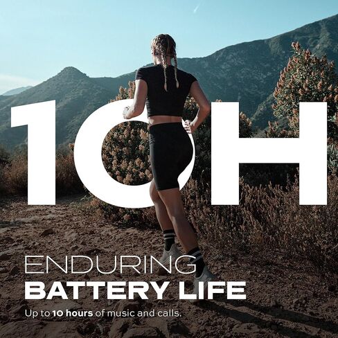 سماعات أذن مفتوحة من ستاتيك أكتيف تعمل بتقنية البلوتوث - سماعات أذن مفتوحة مع ميكروفون مدمج - مقاومة للماء والعرق - سماعات لاسلكية رائعة للجري والتدريبات in Kuwait