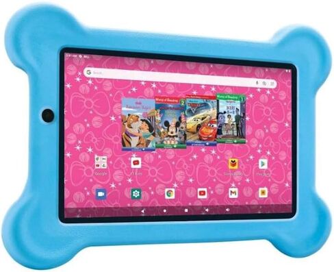 تابلت فينتشرر سمول ووندر 8 بوصة للأطفال بسعة 32 جيجابايت مع سماعات رأس - أزرق in Kuwait