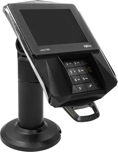 حامل طرفي بمزلاج وقفل 7 انش من انجينيكو لين/3000/7000/8000 - تصميم نحيف، تركيب لاصق، اسود in Kuwait