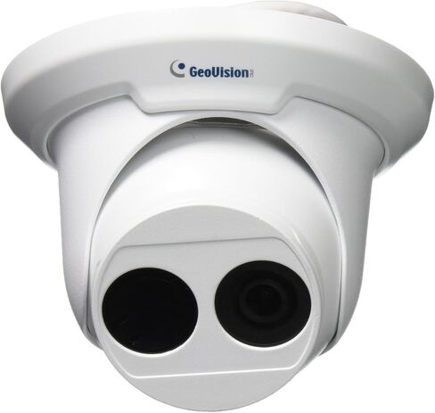 GeoVision GV-EBD4700 4MP H.265 Low Lux WDR Pro IR Eyeball IP Dome Megapixel Surveillance Camera, White in Kuwait