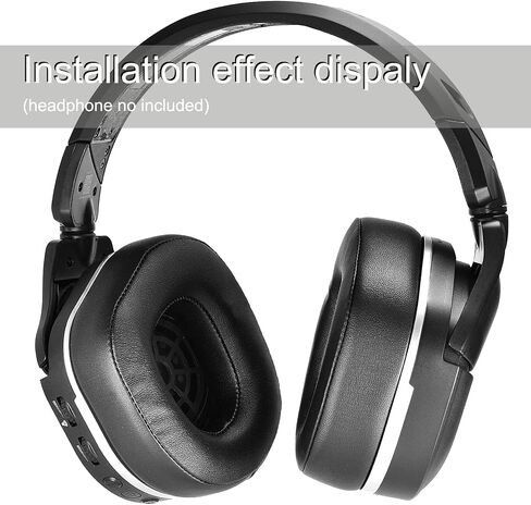 غطاء وسادة أذن بديل 700 Gen 2 متوافق مع سماعة الألعاب اللاسلكية Turtle Beach Stealth 700 Gen 2 (بروتين أسود) in Saudi Arabia