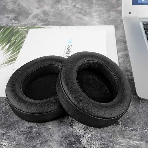 Geekria QuickFit Replacement Ear Pads for Razer Kraken Pro V2, Kraken 7.1 V2, Stormtrooper/Pewdiepie Edition Headphones Ear Cushions, Headset Earpads, Ear Cups Cover Repair Parts (Black) in Saudi Arabia