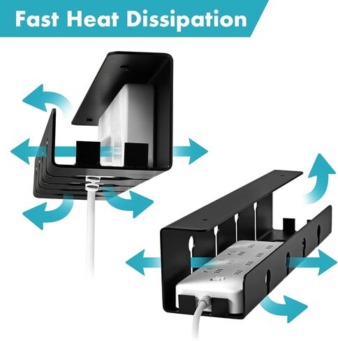 صينية إدارة الكابلات تحت المكتب، صينية كابل فولاذية بدون حفر لإدارة الأسلاك تحت المكتب، منظم كابلات المكتب، منظم السلك، صندوق إدارة الكابلات تحت المكتب للمكتب، مكتب قائم بالمنزل in Kuwait