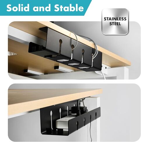 صينية إدارة الكابلات تحت المكتب، صينية كابل فولاذية بدون حفر لإدارة الأسلاك تحت المكتب، منظم كابلات المكتب، منظم السلك، صندوق إدارة الكابلات تحت المكتب للمكتب، مكتب قائم بالمنزل in Kuwait