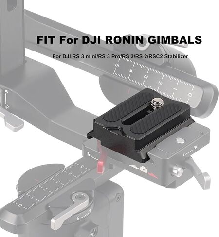 لوحة إطلاق سريع مع معيار Arca-Swiss متوافق مع DJI RS 3 Mini/RS 3 Pro/RS 3 / RS 2 / RSC2 Stabilizer Gimbal in Kuwait