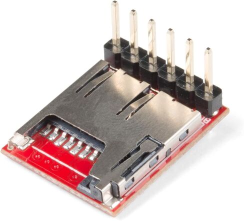 SparkFun OpenLog مع الرؤوس مسجل بيانات مفتوح المصدر ATmega328 VCC الإدخال: 3.3V-12V مبرمج مسبقًا ATmega328 ومحمل الإقلاع in Saudi Arabia