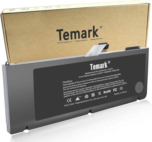 بطارية الكمبيوتر المحمول Temark New A1321 متوافقة مع MacBook Pro 15 بوصة A1286 (فقط لإصدار 2009 2010)، تناسب MB985 MB986J/A MC118 MB986 020-6380-A 020-6766-B in Kuwait