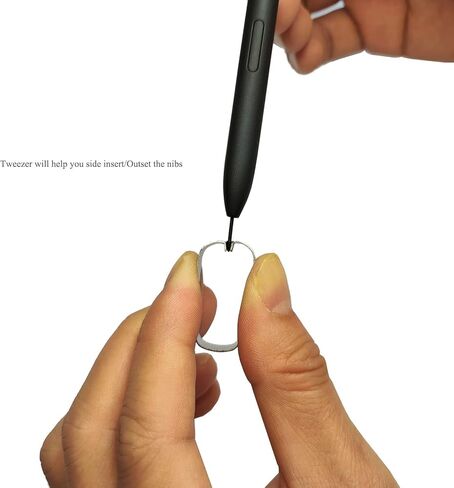 MFLDSFLHM (15pcs Pack) Tab s7 Stylus Pen Replacement Hard Nibs,Galaxy tab s7 Plus Pen Tips Replacement Parts for Samsung Galaxy tab s7,Tab s7 Plus (Black + Gray) in Saudi Arabia