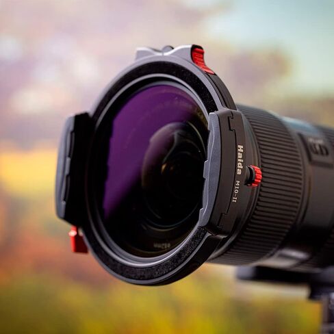 طقم حامل مرشح التصوير الفوتوغرافي Haida M10-II مادة سبائك الألومنيوم مع حلقة محول مستقطب دائري منسدل باللون الأسود 77 مم in Saudi Arabia