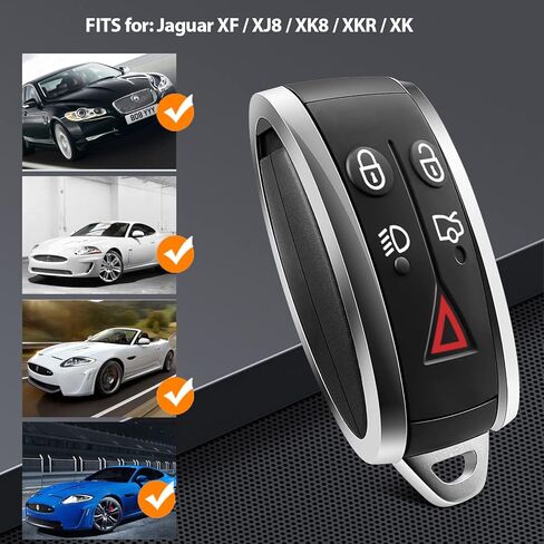 مفتاح تحكم عن بعد ذكي اصلي بدون مفتاح يناسب 2009-2013 جاكوار XF| 2010 XJ8 | 2007-2010 XK8| 2008-2014 XKR| FCCID: KR55WK49244 in Kuwait