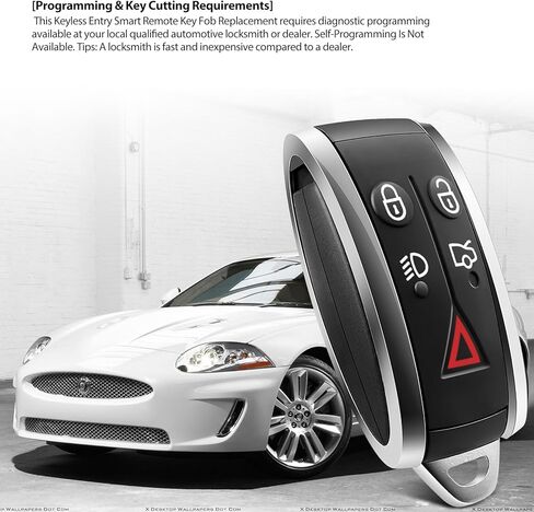 مفتاح تحكم عن بعد ذكي اصلي بدون مفتاح يناسب 2009-2013 جاكوار XF| 2010 XJ8 | 2007-2010 XK8| 2008-2014 XKR| FCCID: KR55WK49244 in Kuwait