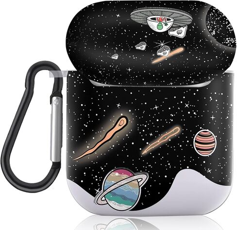 Mainrenka Cool Airpod Case 2nd Generation with Keychain Funny Airpods 2nd/1st Generation Case Cover Compatible with Cute Airpod Gen 2 & 1 Case in Kuwait