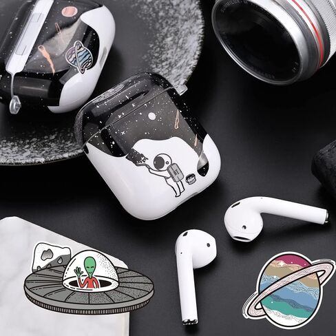 Mainrenka Cool Airpod Case 2nd Generation with Keychain Funny Airpods 2nd/1st Generation Case Cover Compatible with Cute Airpod Gen 2 & 1 Case in Kuwait